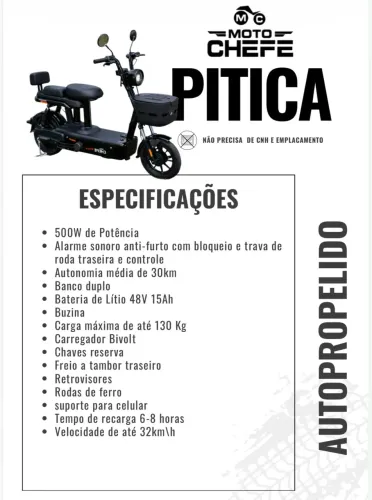 Vende-se uma moto elétrica