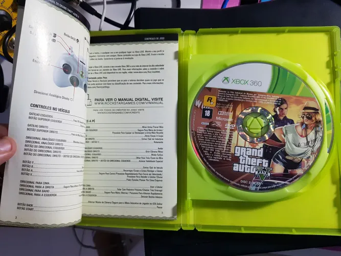 Gta 5 jogo xbox 360 original 