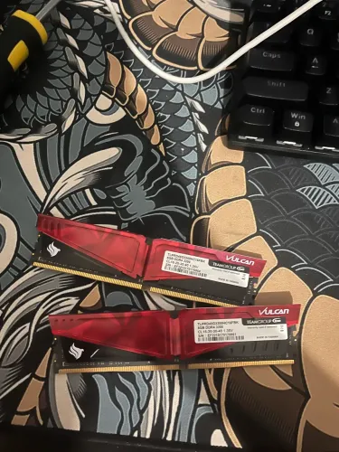 Memoria Ram DDR4 | T-Force Vulcan | 16GB (2x8) 3200Mhz