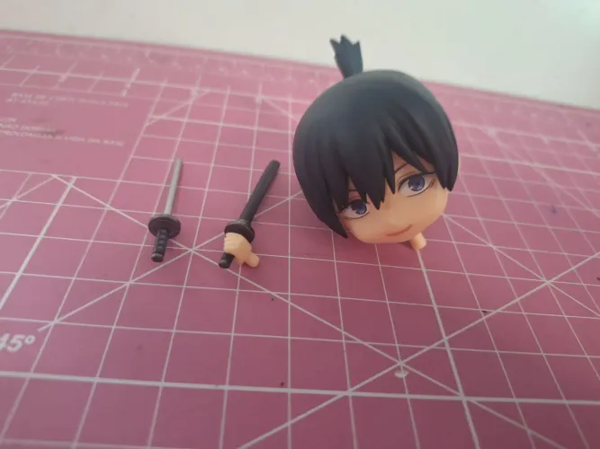 NENDOROID HEAD - AKI CHAINSAWMAN ORIGINAL [APENAS OQUE ESTA NA IMAGEM]
