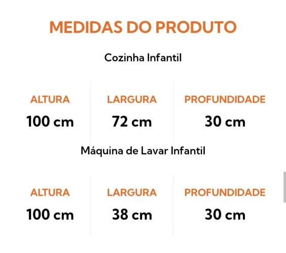 Cozinha infantil em MDF