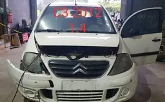 Peças Citroen C3 1.4 Mecânico 2012 Porta Motor Caixa Cambio Modulo