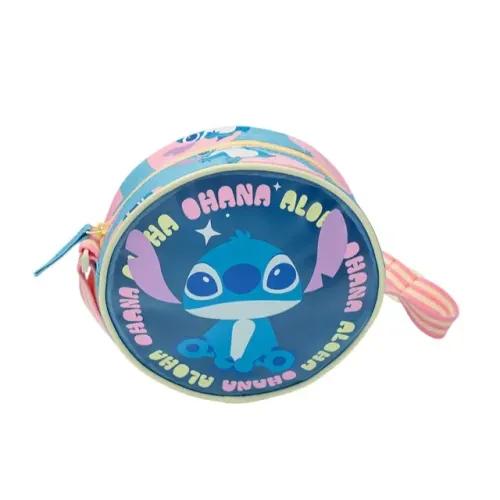 Bolsinha Redonda Infantil Stitch - Puket