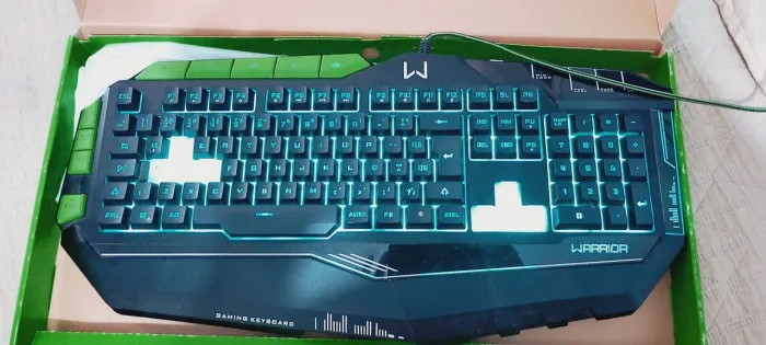 Teclado gamer Led Warrior -TC199 (semi-novo)