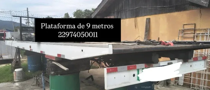 Plataforma de 9 metros guincho