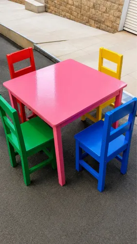Fabricamos Mesa e cadeira Infantil em todas as cores 