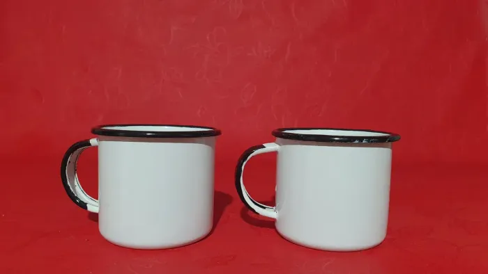 Lote de 2 canequinhas de Ágata anos 70