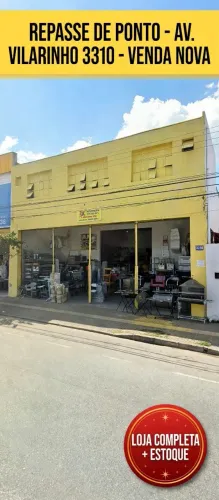 PASSO PONTO COMERCIAL OU LOJA COMPLETA DE MÓVEIS E INSTALAÇÕES COMERCIAIS NA AV. VILARINHO