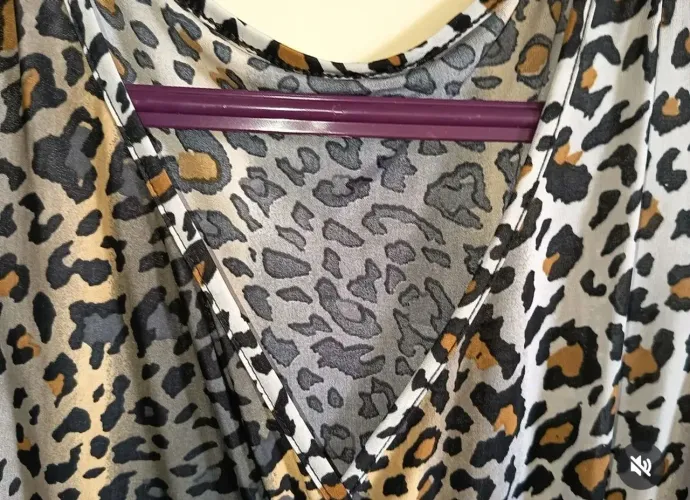 Vestido Envelope Midi Animal Print - Veste M/G - Ajuste Perfeito!