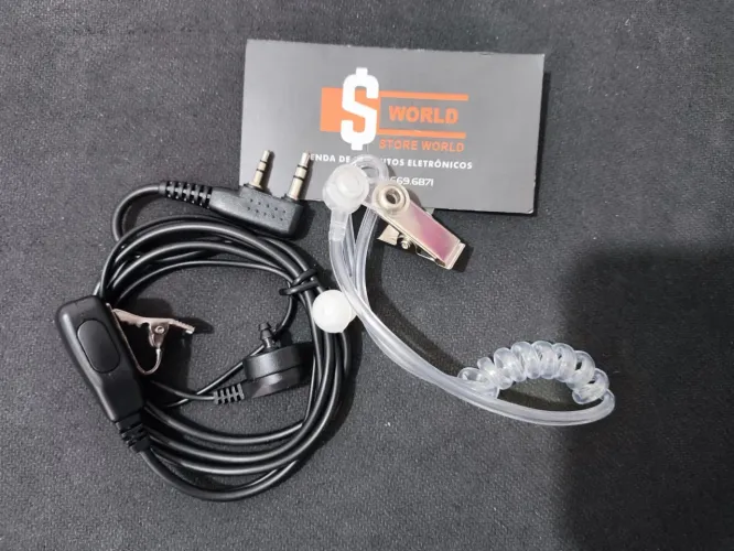 * fone para Rádio Comunicador Baofeng - Pronta entrega. loja Store World