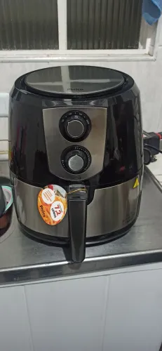Fritadeira Air Fryer Philco Jumbo Inox 7,2L 127V - Nova na Caixa (Sem Uso)