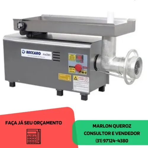 Moedor de carnes Boca 22 Beccaro Bivolt Novo