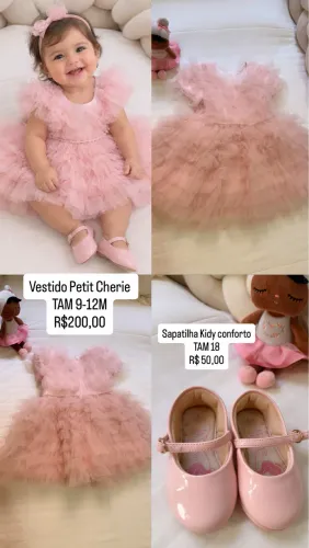 Roupas bebê menina - 6M a 1 ANO