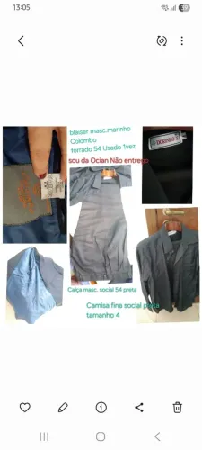 Blaiser,calça e camisa