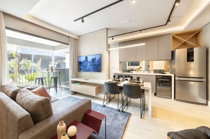Apto novo p/ venda c/ 48 m² - Verdadeiro 1 dormitório em Pinheiros - 1 vaga - Lazer Compl