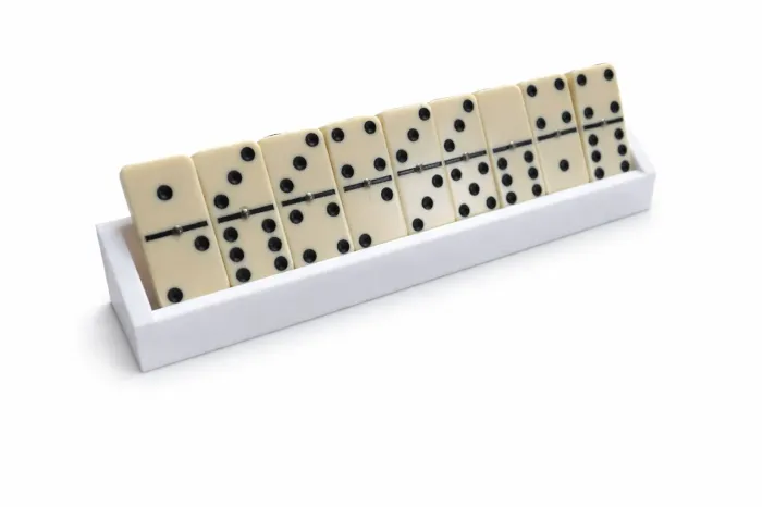 Suporte Organizador para Dominós - Porta Dominó de Mesa