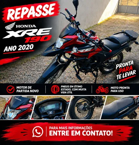 ? XRE 190 | ANO 2020 (Repasse)