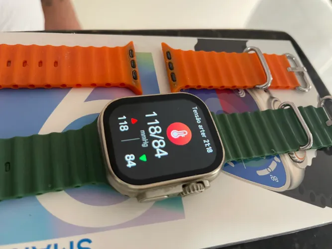 Relógio smartwatch g29 + 6 pulseiras