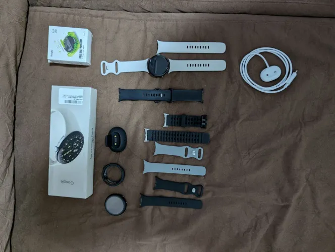 Google pixel 4 45mm Porcelain (full set, estado de novo)