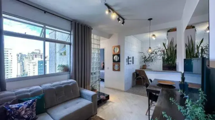Apartamento 56 m² no Lourdes, BH 1 quarto, varanda, venda R$ 700.000,00