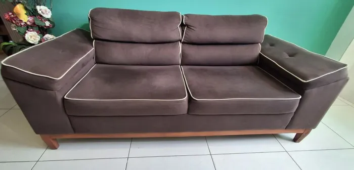 Vendo sofá com capa