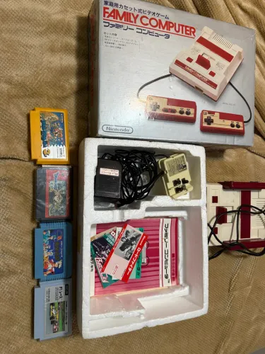 Console Family Computer Nintendo Famicom, 4 Jogos, Everdrive