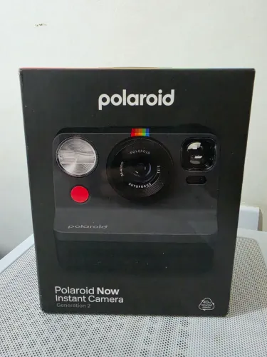 Polaroid Câmera instantânea Now 2ª geração, I-Type, Preta - Nova/Lacrada