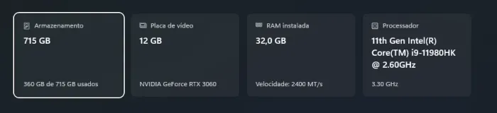 Pc gamer i9 + RTX 3060