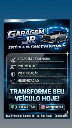 Estética automotiva Premium | Garagem JR 