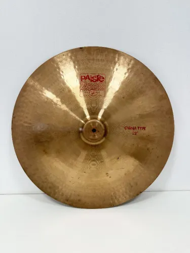 Paiste 2002 China Type de 22" raridade! anos 80