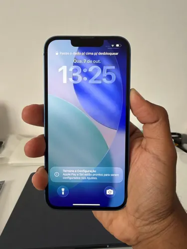 iPhone 13 256 GB Azul IMPECÁVEL!