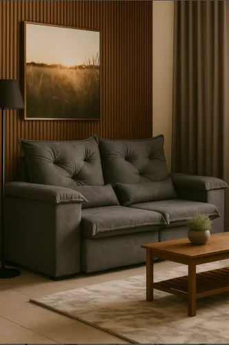 Sofá Milano Veludo Pillow