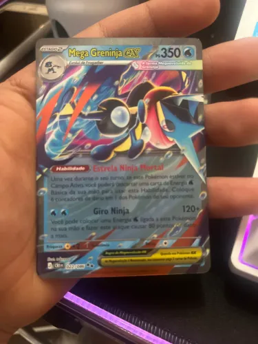Carta Pokémon NM mega greninja ex