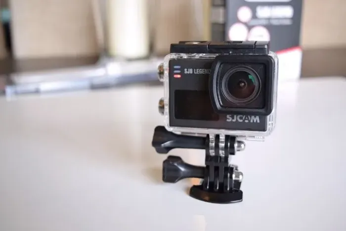 câmera de ação sjcam sj6 legend preta com gravação em 4k ntsc/pal Lacrado