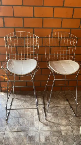 Banquetas cromadas