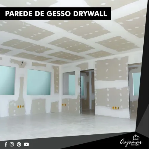 Gesso drywall teto e parede em 3x sem juros 