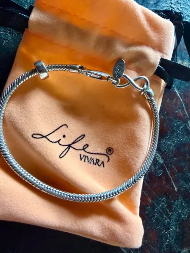 Pulseira vivara life infinito prata 