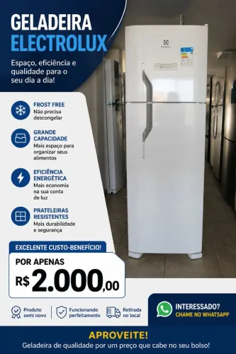 Geladeira seminova 
