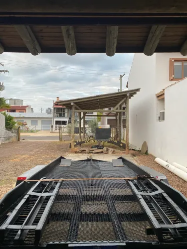 REBOQUE TRUCADO REFORÇADO PARA MINI ESCAVADEIRA E MINI CARREGADEIRA