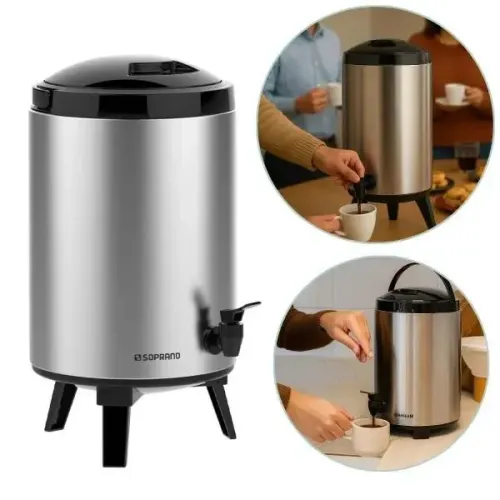Garrafão termica inox Marca soprano 9,5l
