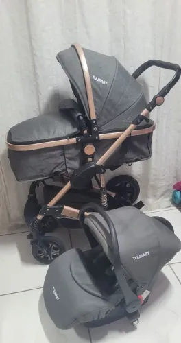 Carrinho 3 em 1 estrutura alumínio