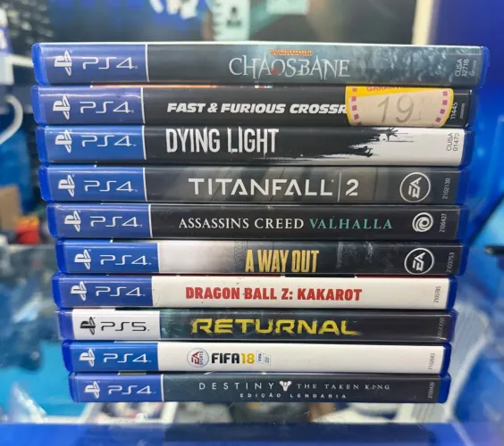 Kit 10 jogos de ps4