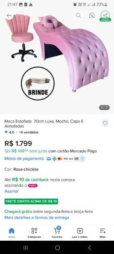 Maca estética nova