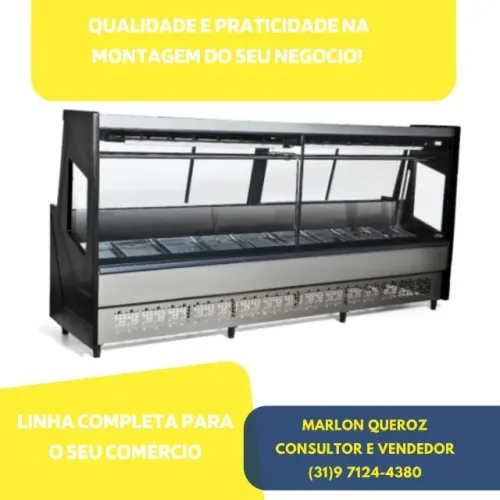 Balcão de Açougue 3M Preto Polar