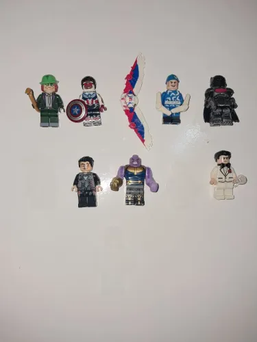 Lote minifiguras compatível Lego DC Marvel