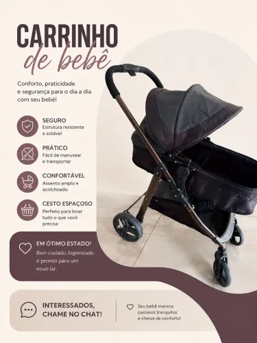 Vendo Carrinho de bebê