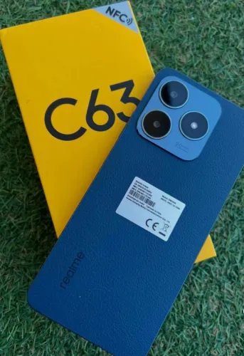 Telefone Com NFC - Realme C63 - 128Gb/6Ram - Azul - Global+ entrega grátis