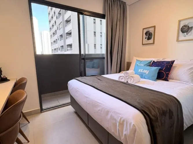 Apartamento com 1 Quarto para alugar, 19m² - Vila Dom Pedro I