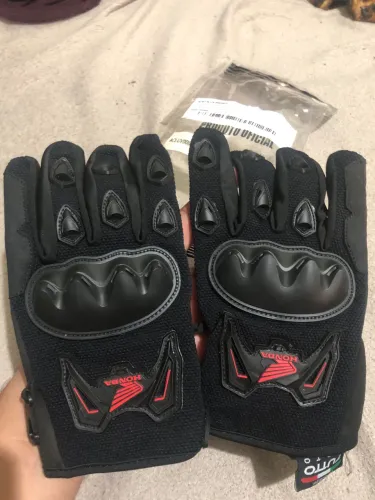 Luva de motoqueiro honda