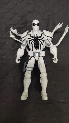 Agente Anti Venom Marvel Legends Hasbro Figura Boneco Brinquedo Action Figure Eddie Brock